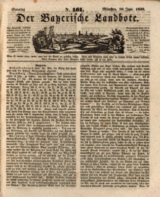 Der Bayerische Landbote Sonntag 10. Juni 1838