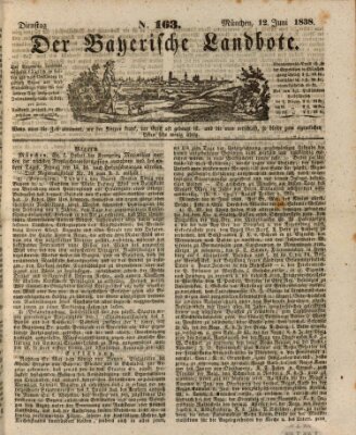 Der Bayerische Landbote Dienstag 12. Juni 1838