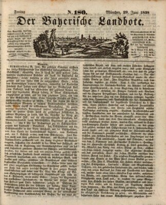 Der Bayerische Landbote Freitag 29. Juni 1838