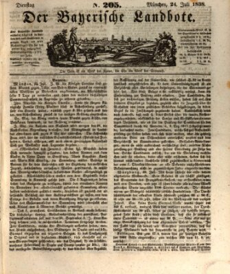 Der Bayerische Landbote Dienstag 24. Juli 1838