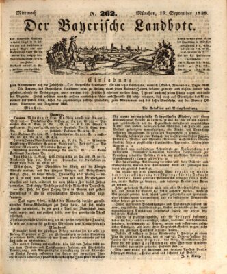 Der Bayerische Landbote Mittwoch 19. September 1838