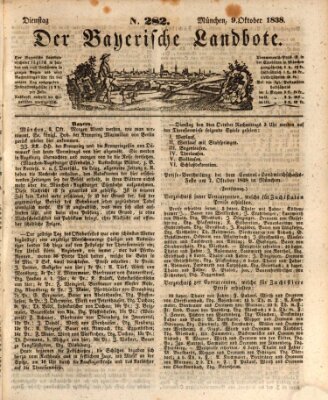 Der Bayerische Landbote Dienstag 9. Oktober 1838