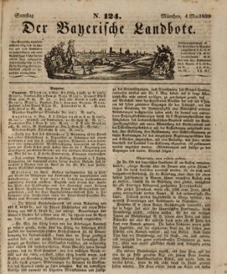 Der Bayerische Landbote Samstag 4. Mai 1839