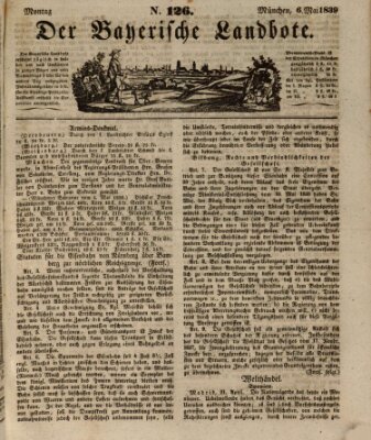 Der Bayerische Landbote Montag 6. Mai 1839