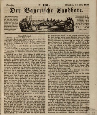 Der Bayerische Landbote Samstag 11. Mai 1839