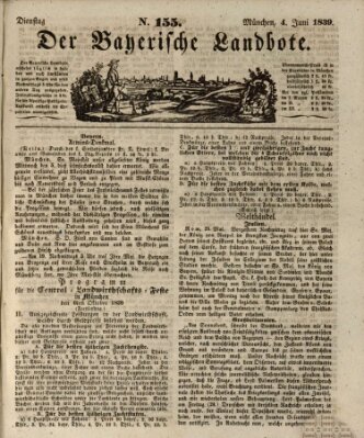 Der Bayerische Landbote Dienstag 4. Juni 1839