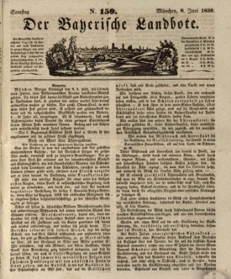 Der Bayerische Landbote Samstag 8. Juni 1839