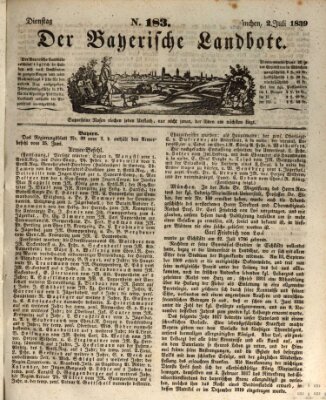 Der Bayerische Landbote Dienstag 2. Juli 1839