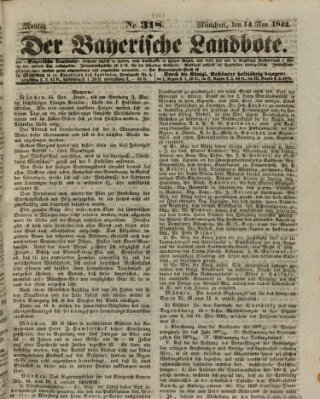 Der Bayerische Landbote Montag 14. November 1842