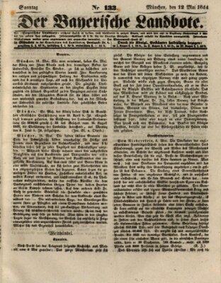 Der Bayerische Landbote Sonntag 12. Mai 1844