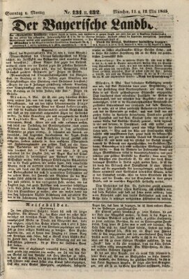 Der Bayerische Landbote Sonntag 11. Mai 1845