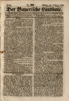 Der Bayerische Landbote Freitag 7. November 1845