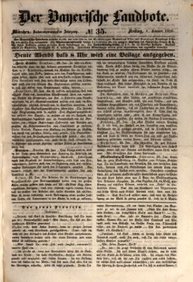 Der Bayerische Landbote Freitag 1. Februar 1850