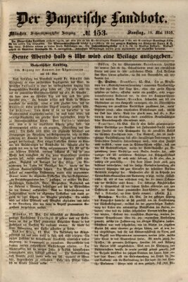 Der Bayerische Landbote Samstag 18. Mai 1850