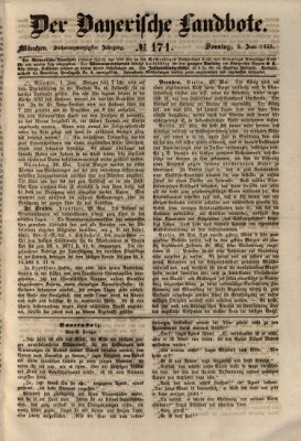 Der Bayerische Landbote Sonntag 2. Juni 1850