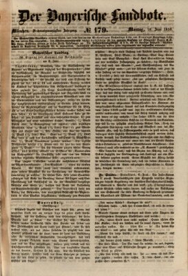 Der Bayerische Landbote Montag 10. Juni 1850