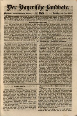 Der Bayerische Landbote Sonntag 16. Juni 1850