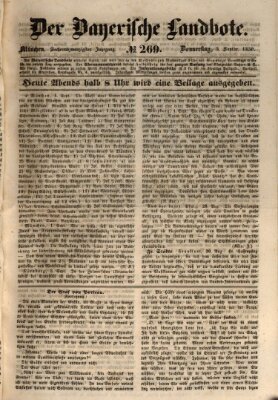 Der Bayerische Landbote Donnerstag 5. September 1850