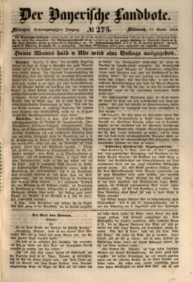 Der Bayerische Landbote Mittwoch 11. September 1850