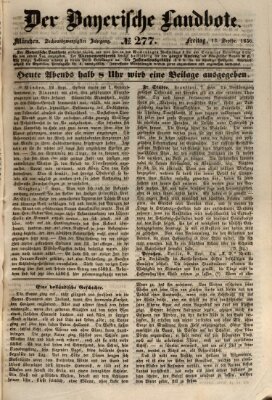 Der Bayerische Landbote Freitag 13. September 1850