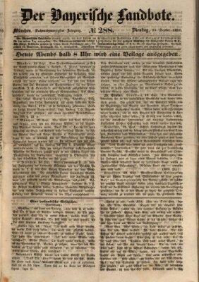 Der Bayerische Landbote Dienstag 24. September 1850