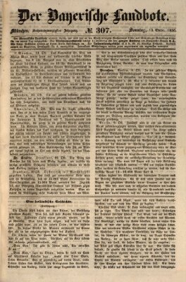 Der Bayerische Landbote Sonntag 13. Oktober 1850