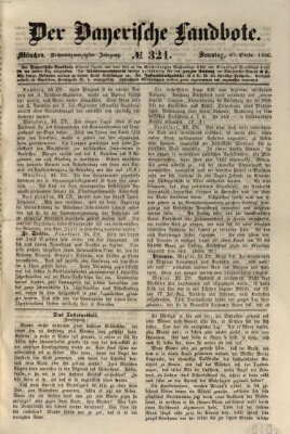 Der Bayerische Landbote Sonntag 27. Oktober 1850