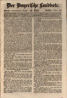 Der Bayerische Landbote Samstag 9. November 1850