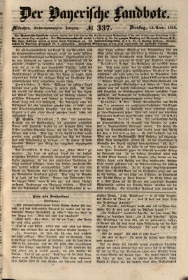 Der Bayerische Landbote Dienstag 12. November 1850