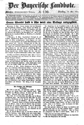 Der Bayerische Landbote Samstag 10. Mai 1851