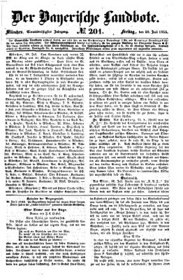 Der Bayerische Landbote Freitag 20. Juli 1855