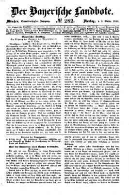 Der Bayerische Landbote Dienstag 9. Oktober 1855