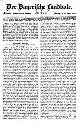 Der Bayerische Landbote Freitag 26. Oktober 1855