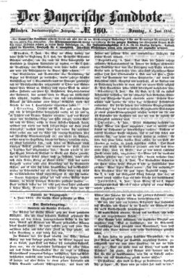 Der Bayerische Landbote Sonntag 8. Juni 1856