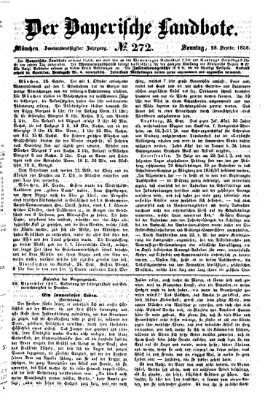 Der Bayerische Landbote Sonntag 28. September 1856