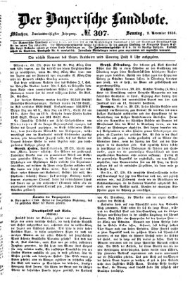 Der Bayerische Landbote Sonntag 2. November 1856