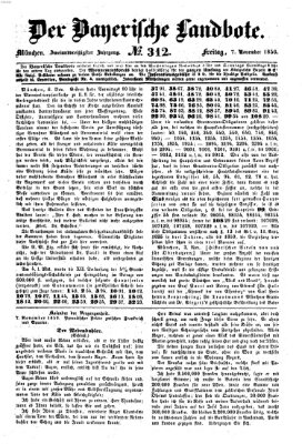 Der Bayerische Landbote Freitag 7. November 1856