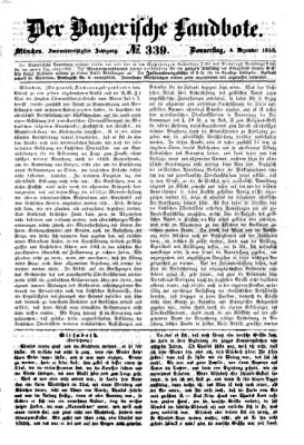 Der Bayerische Landbote Donnerstag 4. Dezember 1856