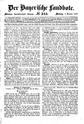 Der Bayerische Landbote Montag 8. Dezember 1856