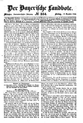 Der Bayerische Landbote Freitag 19. Dezember 1856