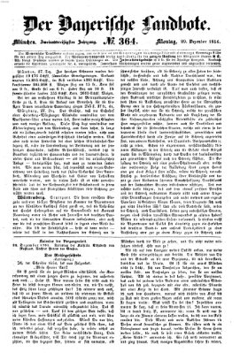 Der Bayerische Landbote Montag 29. Dezember 1856