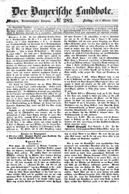 Der Bayerische Landbote Freitag 9. Oktober 1857