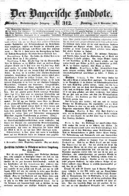 Der Bayerische Landbote Sonntag 8. November 1857