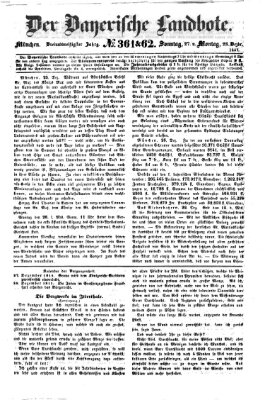 Der Bayerische Landbote Sonntag 27. Dezember 1857