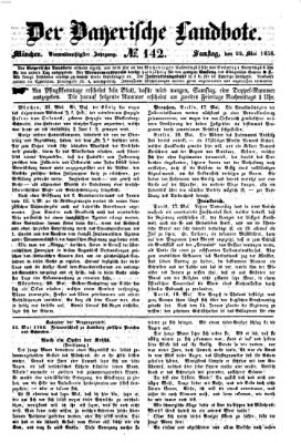 Der Bayerische Landbote Samstag 22. Mai 1858