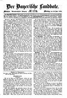 Der Bayerische Landbote Montag 28. Juni 1858