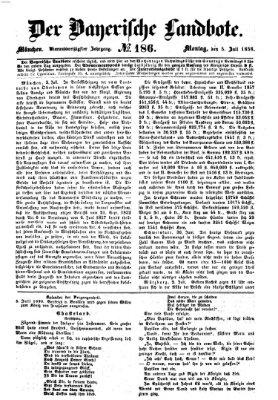 Der Bayerische Landbote Montag 5. Juli 1858