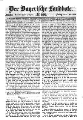 Der Bayerische Landbote Freitag 9. Juli 1858