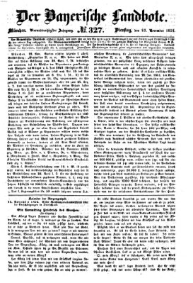 Der Bayerische Landbote Dienstag 23. November 1858