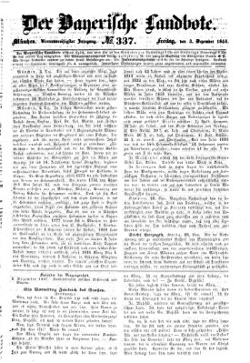 Der Bayerische Landbote Freitag 3. Dezember 1858